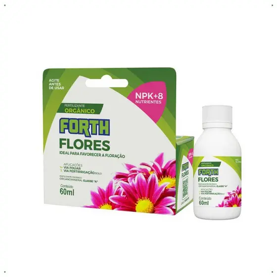FORTH FLORES ORGANICO CONCENTRADO 60ML  03-09-06 + ME rende muito