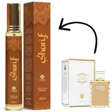 Perfume Árabe Masculino Sharif 28ml Zyone - 12h Fixação - Perfume Amadeirado Suave