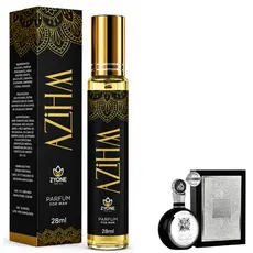 Perfume Árabe Masculino Azihm 28ml Zyone - Longa Duração - Aromático Fougere Elegância, Luxo