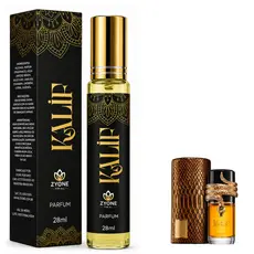 Perfume Árabe Masculino Kalif 28ml Zyone - Longa Duração - Oriental Intenso Elegância, Luxo
