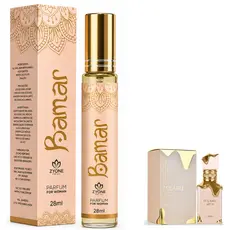 Perfume Árabe Feminino Bamar 28ml 12h Fixação Zyone - Floral Moderada