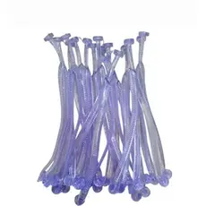 Par de Correias Slim com Glitter Transparente para Customização e Reparo