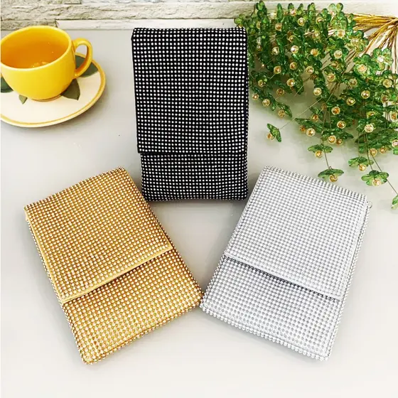 Bolsa Tiracolo / Carteira Feminina Com strass Para Festa / Banquete / Casamento WT188-6