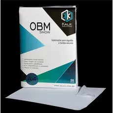 OBM SNOW FLOC - Sublimação p/ Tecido Escuro e/ou claro - A4 PCT 10 FLS