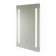 Espelho Retangular Jateado 120x70 Com Iluminação Led Touch