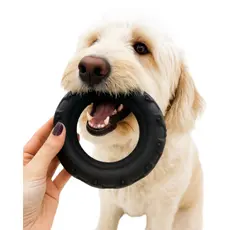 Mordedor Pet Pneu Borracha Maciça Brinquedo Cachorro Resistente Durável