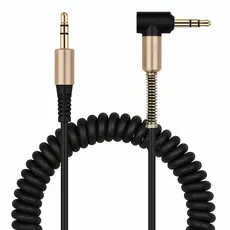 Cabo Auxiliar P2 Aúdio 1,2m Espiral Original P2 para P2 aGold