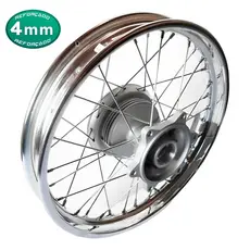 Roda Aro Jante Traseiro Nxr Bros 125 150 160 Raio 4mm Montada