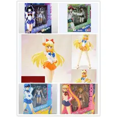 SHF Boneco Anime Sailor Moon Mercury Mars Jupiter Venus Saturarn