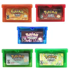 Cartucho Gameboy Card Fan Advance Para Pokemon Ndsl / Gbc / Gbm / Gba / Sp Presente 5
