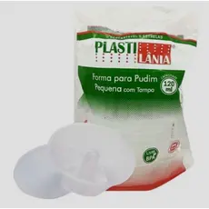 Forma para Pudim Pequena com tampa 120ml c/10 Plastilania