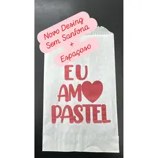 Sacos Para pastel com Barreira de Gordura 1kg. (15cm x 26,5) c/500 (EMBALE BEM)
