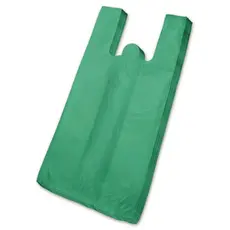 Sacola Reciclada VERDE  Pacote de 1Kg (ler descrição)