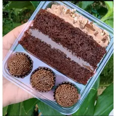 30 Embalagens Para Bolo E Docinhos 1 Fatia De Bolo E 3 Doce