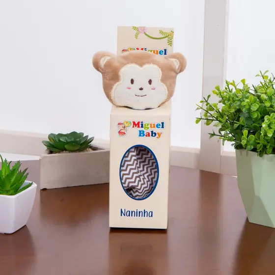 Naninha Para Bebê Macaquinho