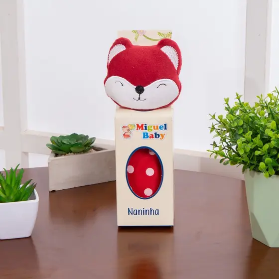 Naninha Para Bebê Raposa Vermelha