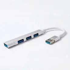 Cabo Hub Usb 3.0 Multiplicador Portas USB x4 High Speed Hd Pen Drive Teclado Mouse Fone Controles