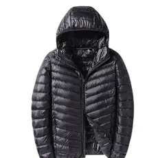 Jaqueta Masculina Bobojaco Puffer Náilon Moderna Estilo Americano