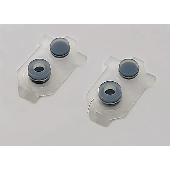 1 PAR DE BORRACHAS CONDUTIVAS DO GATILHO DO CONTROLE DO PS4 MODELOS 030 E 040