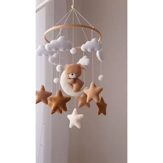Móbile Bebe Decoração Urso Ursinho Quarto de Bebe