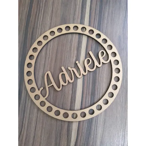 Base Mandala de Nome 20 cm MDF
