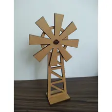 Mini Moinho 13cm em MDF