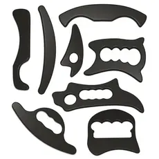 Liberação Miofascial Kit Instrumento Massageador Profissional Para Tratamentos Massagem Muscular Fisioterapia Fitness