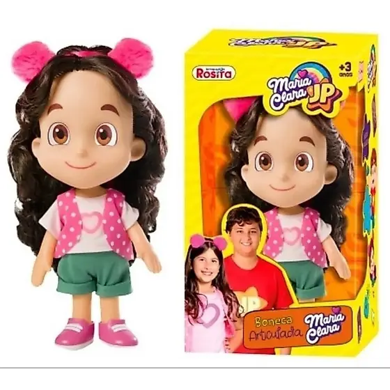 Boneca Infantil  Maria Clara ou JP pra Brincar e enfeitar! 18cm ! 28cm !