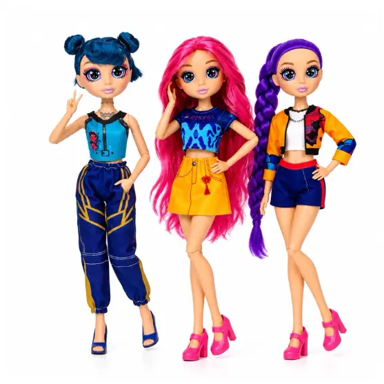 Boneca Guerreiras Do K-pop C/MUSICA Demon Hunters Rumi Mira Zoey 30CM Enfeite Festa OLHO G
