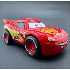Carrinho Relâmpago Mcqueen d Fricção De Ferro Brinquedo Infantil Coleção Enfeite Festa