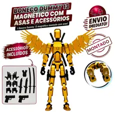Boneco Dummy 13 Titan Magnético  - Kit Montado Com Asas e Itens