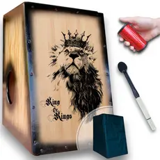 Cajón/carron Elétrico Leão King Of Kings + Sleep + Vassourinha