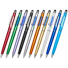 100 Canetas Mod 5091 Touch Personalizadas Impressão Colorida