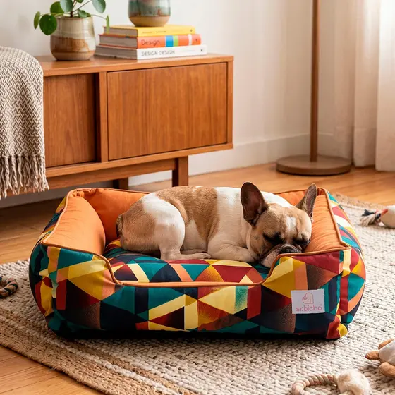 Cama de Cachorro 100% Impermeável com Proteção UV Caminha Pet Pandora 73x73 Várias Cores