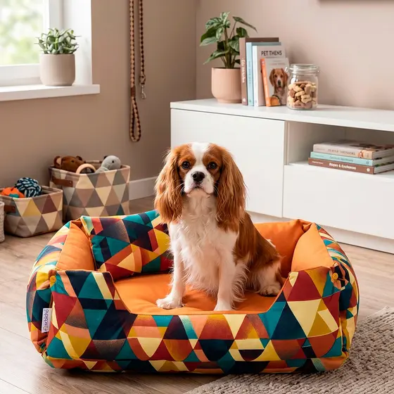 Cama de Cachorro 100% Impermeável com Proteção UV Lola Caminha Pet 85x70 Várias Cores