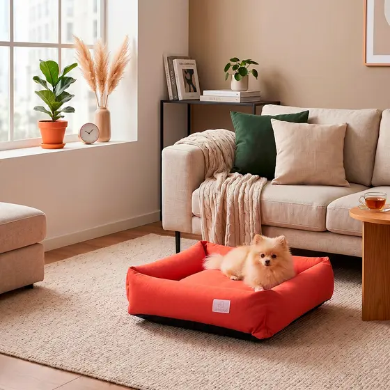 Cama de Cachorro 100% Impermeável com Proteção UV Caminha Pet Hanna 73x73 Várias Cores