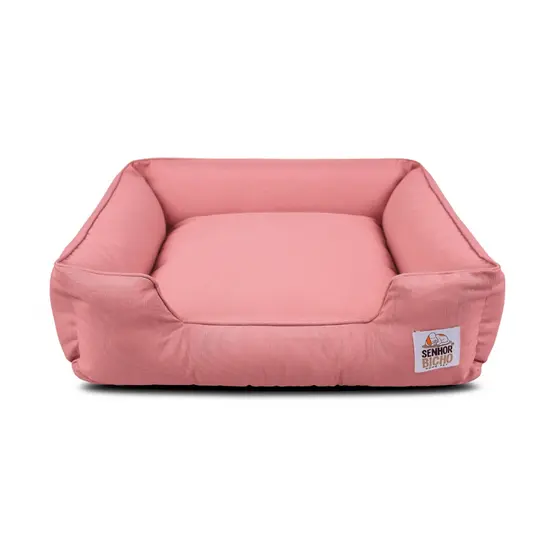 Cama de Cachorro Impermeável Caminha Pet com Zíper Pandora 63x63 Rose