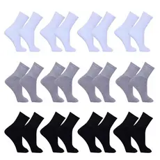 Kit 12 Pares Meias Esportiva Masculino Cano Alto Sport Oferta Imperdível