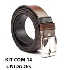 Kit 14 Unidades Cinto Masculino Dupla Face Oferta Limitada Estoque Esgotando