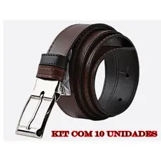 Kit 10 Unidades Cinto Masculino Dupla Face Promoção Limitada Estoque Esgotando