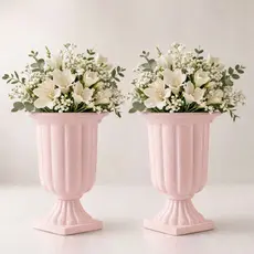 2 Vasos Decorativo Grego Aniversário Vaso De Flores Pirulito Enfeite de Mesa Festa Decoração