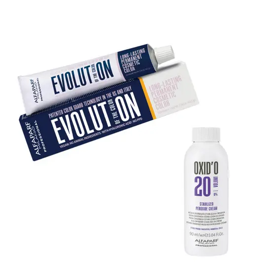 Kit 1 Coloração Evolution Alfaparf E 1 Ox De 90ml