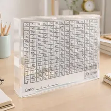 Cofre Acrílico Método Japonês 10 Mil Desafio Decoração Estímulo À Economia