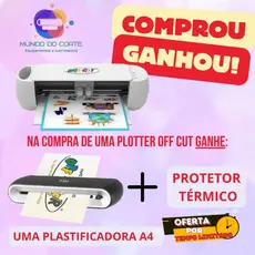 Plotter de Recorte OFF CUT - Off Paper + Plastificadora