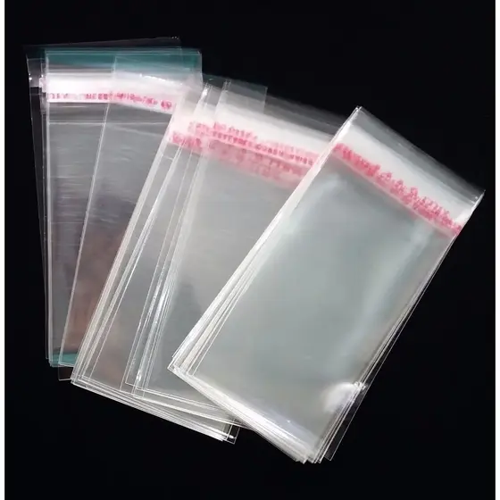 100 Saco Adesivado / Saquinhos transparente 4x4 | 6x7 | 6,5x9| 7x7| 7x10| 7x12| 8x15| 5x8| 7,5x13|