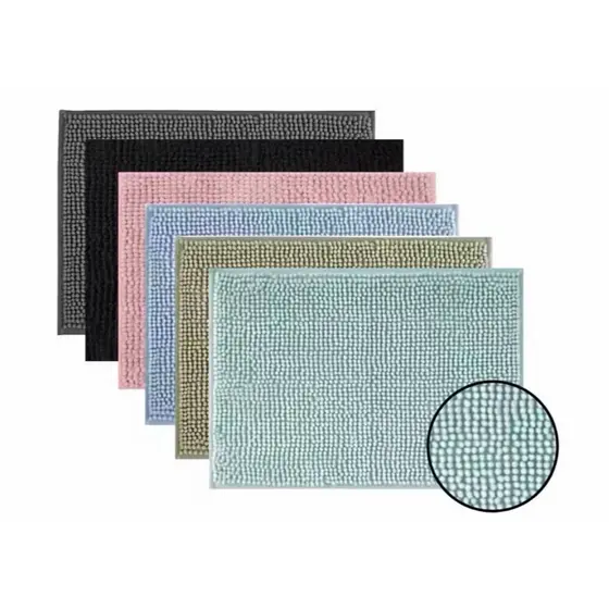 Kit 02 Tapetes Microfibra Bolinhas Antiderrapante Pipoca Premium Banheiro Vaso Box Macio Capachos