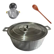 Panela 60 Cm Grande Hotel E Restaurante 50l Aluminio Fundido