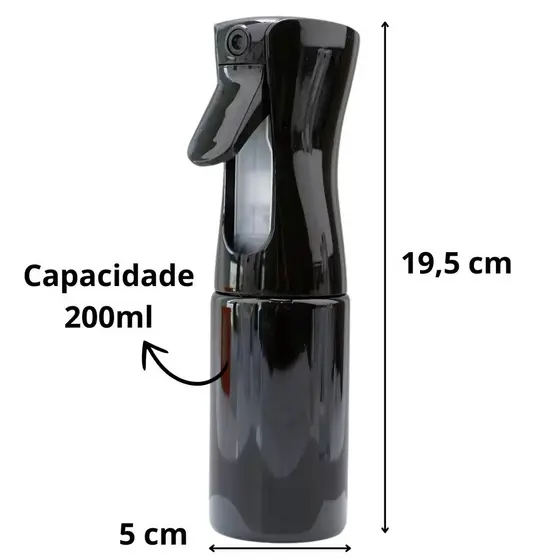 Borrifador Pulverizador Névoa De Água 200ml Barbeiro Frasco Spray De Alta Pressão