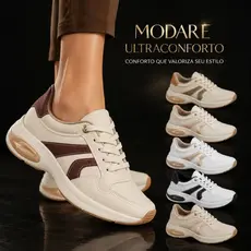 Tênis Feminino Confortável Modare Ortopédico Ultraconforto Macio Plataforma Elegante Original