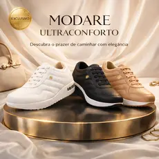 Tênis Feminino Elegante Modare Ultraconforto Ortopédico Macio Elegante Original